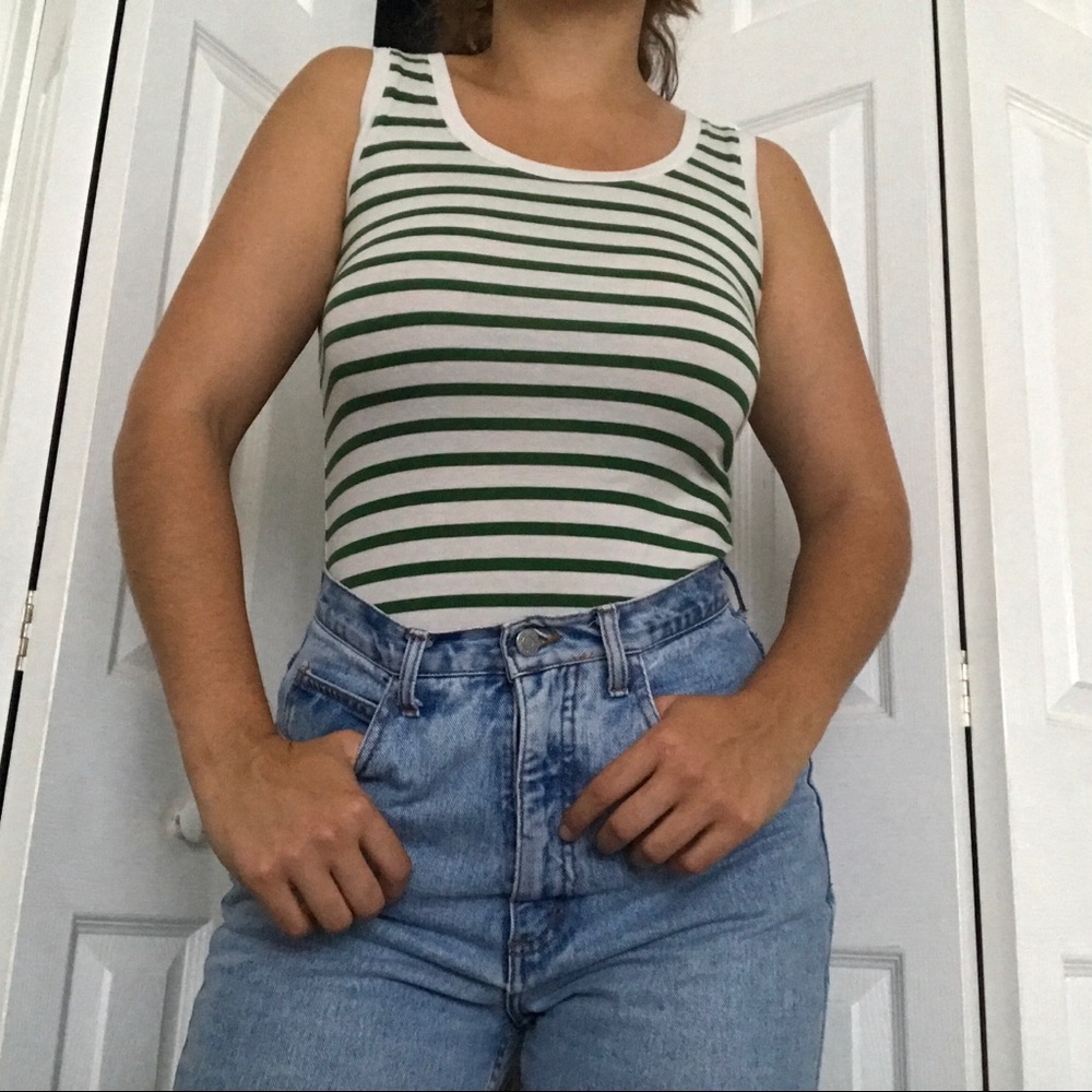 Striped muscle tank